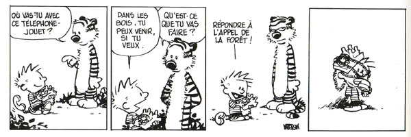 Calvin et Hobbes - Extrait 1